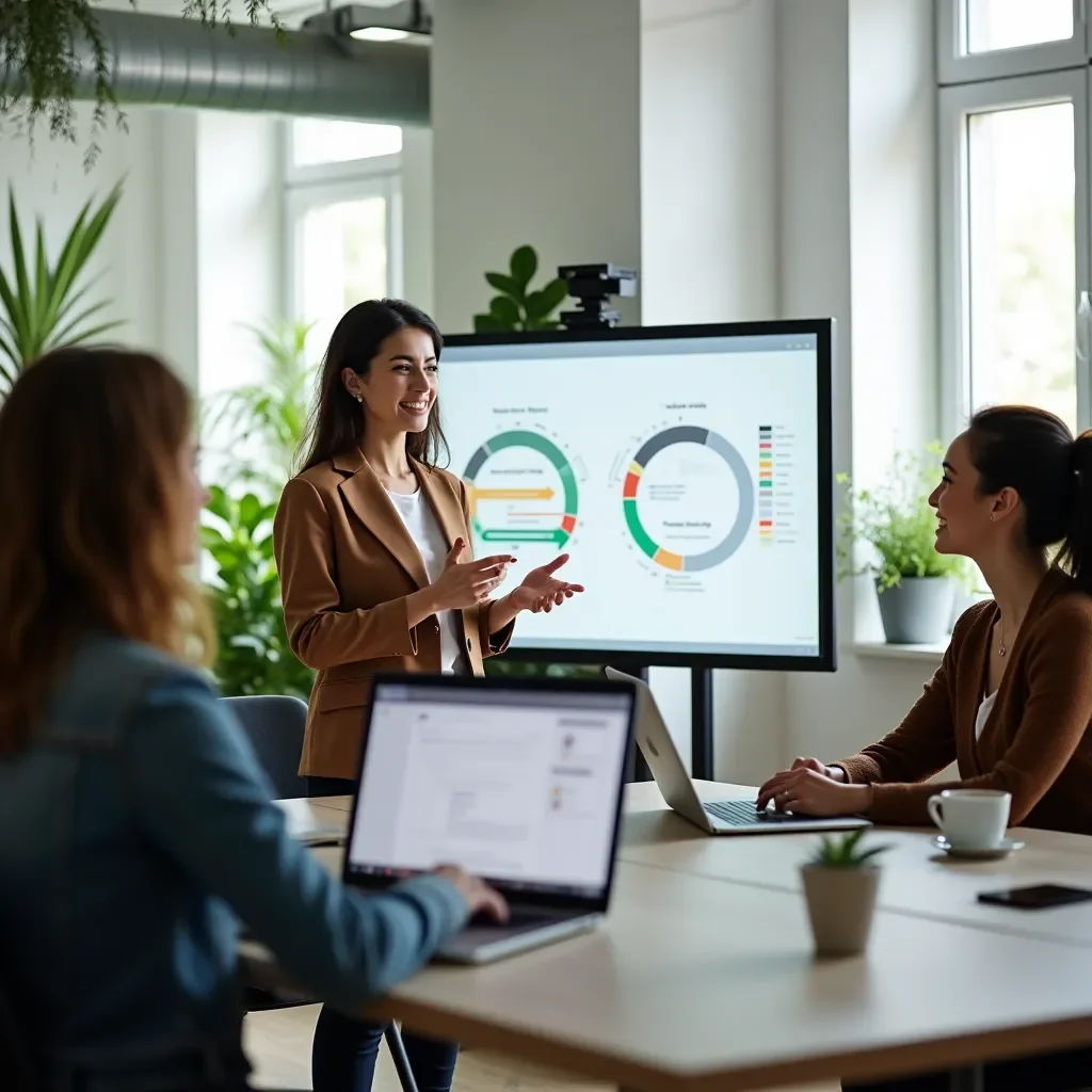 Modern office environment